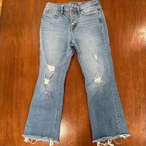 J Crew Demi Boot Crop Jeans